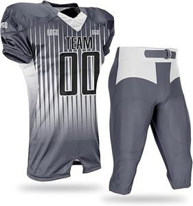 Uniforme de football américain imprimé durable avec logo frontal, design sans manches, unisexe, pour l'été - Marque privée pour adultes - Product Image 2