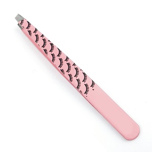 Pinzas Curvas de Acero Inoxidable Personalizadas al por Mayor para Manicura, Depilación, Cejas y Pestañas, con Punta Fina y Marca Privada - Product Image 5