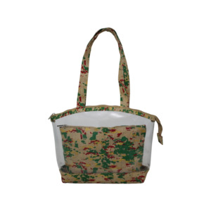 High Quality Cosmetic Bag For Women Transparent Tote Cross Body PVC Bag with Logo Low Price Jute Zipper Closure Shoulder <b>Handbag</b> - Product Image 2