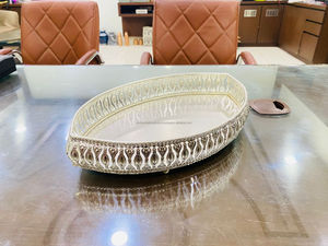 ชุดถาดเงินเยอรมันสำหรับใส่ตะกร้าตะกร้าของขวัญถาดตกแต่งสำหรับเทศกาลชุดถาดพูจา - Product Image 3