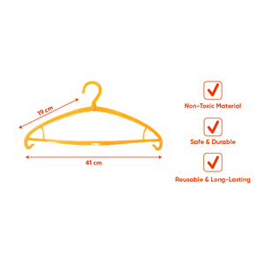 Cintres à vêtements en plastique multicolores, cintres pour manteaux et vestes, crochets de rangement muraux réutilisables - Product Image 6