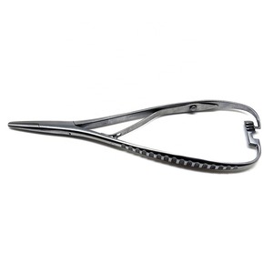 Pince à micro-aiguilles de 6 pouces en acier inoxydable, à verrouillage manuel, pour chirurgie, certifiée CE - Meilleures ventes - Product Image 2