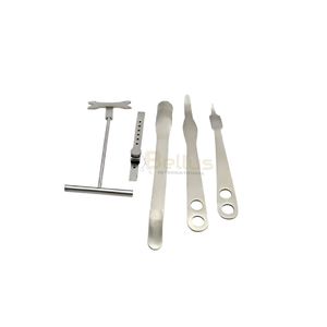 Juego de guías de corte para retractor de reemplazo de cadera, manual, de acero inoxidable, instrumentos quirúrgicos ortopédicos para artroplastia, con certificación CE - Product Image 2