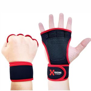 Gants de sport antidérapants personnalisés avec logo, surface en néoprène et silicone, support pour poignets, ventilés, pour entraînement et cross-fit - Product Image 3