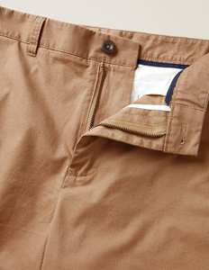 Pantalones Cortos Bermuda de Algodón Color Caqui para Hombre, Cintura Media, Cierre de Botones, con Bolsillos, Tejido Transpirable - Product Image 2