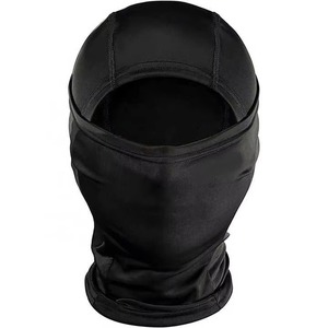 Pasamontañas Unisex de Poliéster Negro de Alta Calidad, Cubre Rostro Completo, para Actividades al Aire Libre, Talla Adulto 56-58CM - Product Image 1