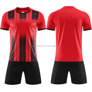 Uniforme de Fútbol Unisex de Poliéster de Alta Calidad OEM ODM, Último Diseño, Uniforme de Club Moderno, Nombre de Equipo Personalizado - Product Image 2