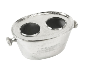 Hielera Portátil de Diseño Premium con Acabado Plateado Metálico, Ecológica, de 5L de Capacidad, con Asa, Accesorios para Bar, Enfriador de Vino - Product Image 3