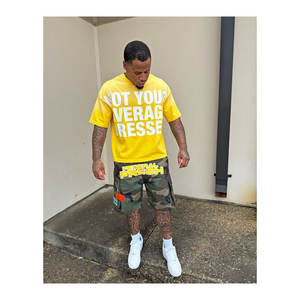 T-shirts pour hommes à manches longues à double couche, imprimés graphiques vintage, lavés à l'acide, vêtements personnalisés, 100% coton, t-shirts surdimensionnés - Product Image 1