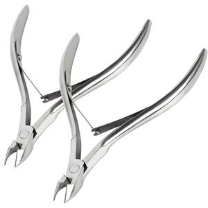 Coupe-ongles professionnel pour bébé en acier inoxydable courbé, ciseaux de manucure, outil de coupe des ongles - Product Image 1