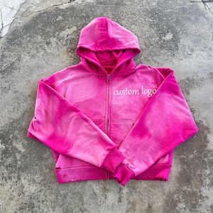 Sweat à capuche Nesta Sports de haute qualité 400 GSM, confortable, entièrement délavé à l'acide avec impression numérique intégrale, logo personnalisé pour homme - Product Image 4