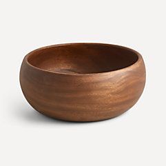 Rustic Wood Handmade Salad Bowl Eco-Friendly Dishwasher Safe Farmhouse Kitchen Natural Serving Decorative Dining - Product Image 4