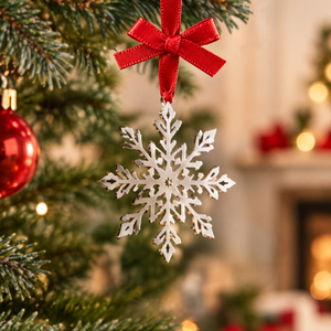 Metal Christmas Ornaments Custom Design Engraved <b>Tree</b> Hanging Decoration OEM - Product Image 2