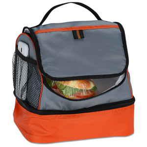 Bolsa de almuerzo Isoterma con dos compartimentos Bolsa de almuerzo para llevar con costo competitivo - Product Image 2