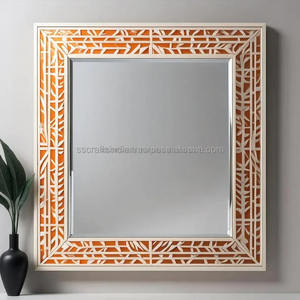 Exportateur indien Miroir incrusté d'os pour couloir ou salle de bain et décoration murale de chambre à coucher disponible pour l'approvisionnement mondial - Product Image 6