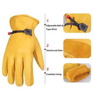 Guantes de trabajo, guantes de seguridad profesionales, guantes industriales resistentes, guantes de protección laboral duraderos con agarre antideslizante - Product Image 2