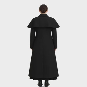 เสื้อคลุมขนสัตว์สไตล์วินเทจสำหรับฤดูใบไม้ร่วง-ฤดูหนาว - Product Image 4