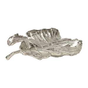 Bandeja Decorativa de Hoja Plateada para Aperitivos, Bandejas para Servir Comida, Artesanía, Decoración de Mesa, Bandeja Metálica para Exhibir Frutas y Plato, Precio Económico - Product Image 6