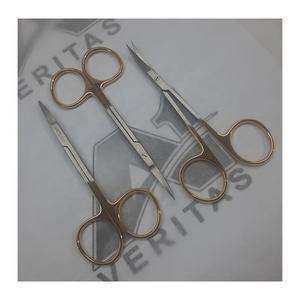 Ciseaux chirurgicaux manuels en acier inoxydable VERITAS de qualité supérieure A-1, demi-plaqués or, réutilisables, instruments chirurgicaux CE - Product Image 5