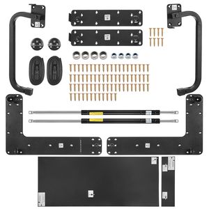 Kit Letto a Scomparsa Verticale Deluxe Queen Size con Leva Pneumatica e Ferramenta Rinforzata per Facile Conversione Fai-da-te in Letto a Parete - Product Image 1