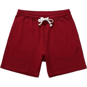 Shorts de sport en coton pour hommes, style décontracté ample, respirants, en toile anti-plis, qualité supérieure, pour l'été - Product Image 1