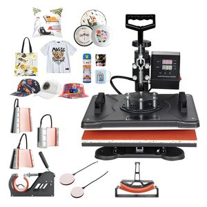 Pressa Termica Digitale 8 in 1 da 12"x15" per Magliette, Tazze, Cappelli, Piatti - 110V Automatica e Semi-Automatica - Product Image 1
