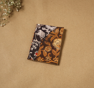 Floral Patch Fabric Hardcover Acid-Free 120 GSM Handmade Paper <b>Diary</b> <b>Notebook</b> with Pocket for Travel Gift - Product Image 2