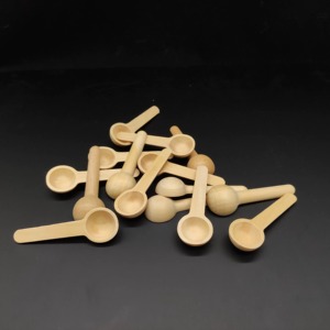 Mini Cuchara Medidora Ecológica de Madera Natural, Capacidad de 5 ml, para Sal, Especias, Café y Sales de Baño - REHMAN CRAFT - Product Image 4