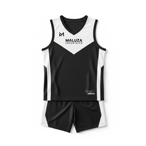 Uniforme de Baloncesto Ecológico de Tela, Conjunto de Camiseta de Baloncesto Personalizada de Poliéster Reciclado, Ropa Deportiva de Alto Rendimiento para Equipos - Product Image 1