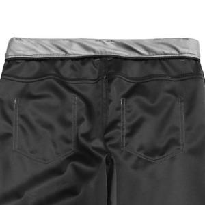 Pantalon en cuir véritable pour homme, coupe droite, taille mi-haute, imperméable, respirant, décontracté, style streetwear, logo personnalisé - Product Image 3
