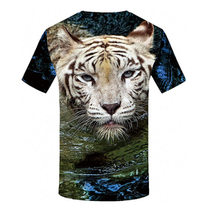 T-shirt respirant et grande taille pour homme, sublimation, nouveau design, coton et polyester, haute qualité, imprimé - Product Image 2