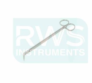 Tijeras de disección angulares Potts Smith para uso vascular, de acero inoxidable, manuales, con certificación CE Clase I ISO13485, juego de instrumentos - Product Image 2