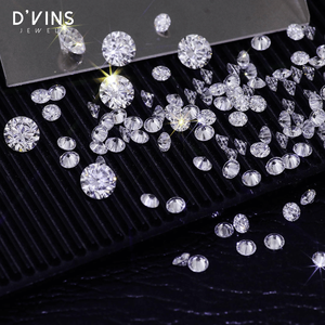 เพชร D'vins Jewels ราคาขายส่ง เพชรเลี้ยงในห้องปฏิบัติการ ขนาดเล็ก 1.3-2.0 มม. ทรงบริลเลียนท์ สี D เครื่องประดับชั้นดี แหวนกริลล์ - Product Image 4