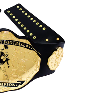 Ceinture de Champion de Fantasy Football Personnalisable, Plaque Dorée de Haute Qualité, Ceinture Sportive avec Design Premium pour les Vainqueurs - Product Image 4