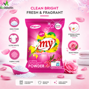 Rose Fragrance OEM Laundry Detergent Powder | High Foam Ultra White <b>Clothes</b> Cleaner | Strong Stain Remover Bulk Export Quality - Product Image 6