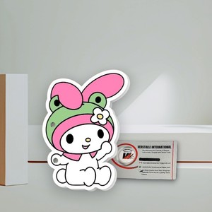 แผ่นติดขนตาปลอมแบบแม่เหล็ก Hello Kitty Lash Tiles รุ่น Private Label ลายกบ พร้อมฝาปิด รูปทรงผีเสื้อ ประดับเพชร - Product Image 4