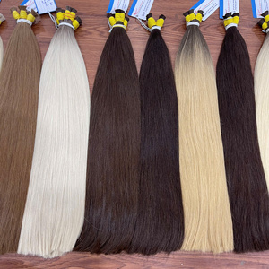 Extensions de cheveux humains naturels bruts vietnamiens en gros, couleur naturelle, cuticules intactes, Remy, lisses naturels - Product Image 3