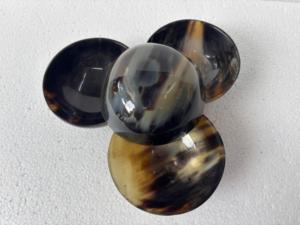 Juego de Tazones de Bambú Hechos a Mano, Tazones de Servir de Cuerno Natural Pulido y Sostenible, Aptos para Lavavajillas, Decoración de Hogar de Lujo Estilo Americano - Product Image 5