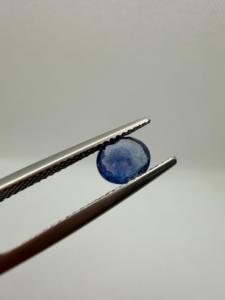 Saphir bleu naturel, pierre précieuse brute, taille ovale, 1,15 carat, provenant du Ceylan, Sri Lanka, pour la création de bijoux, saphir extraite de la terre, Zehra Gems - Product Image 6