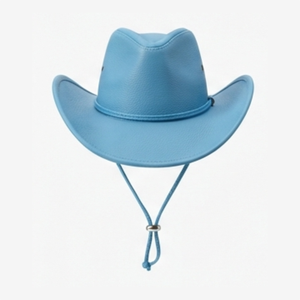 Chapeau en cuir de cow-boy, nouveau chapeau tendance pour femmes, couleur de cuir personnalisée, chapeaux de cow-boy pour les sports d'hiver, les voyages, les fêtes et la pêche - Product Image 2
