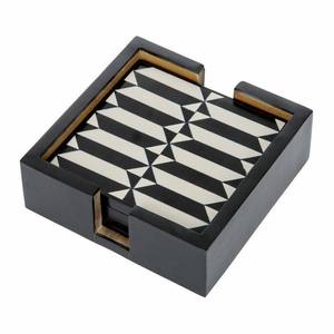 Luxury Design Resin Inlay Coaster <b>Set</b> MDF Coaster Resin Coaster MDF Resin Inlay Coaster Place Mats at at low factory Price - Product Image 6