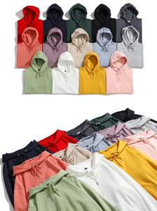 Hoodie Custom Wholesale Embroidery Oversized Pullover Hoodies Workout Gym Street Wear Mens Hoodies Cotton - Product Image 3