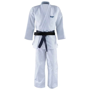 Uniforme de karaté personnalisé avec logo, Kimono de karaté, tenue d'arts martiaux en coton respirant pour enfants, jeunes et adultes - Product Image 1