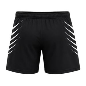 Shorts de rugby gris et noir pour hommes, légers, respirants, pour l'entraînement, les matchs et les tenues d'équipe. - Product Image 2