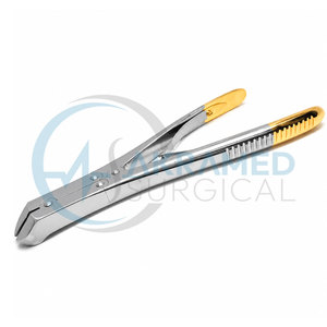 Pince coupante latérale pour fil de Kirschner de 9 pouces, en acier inoxydable, instrument chirurgical orthopédique vétérinaire certifié CE - Product Image 6