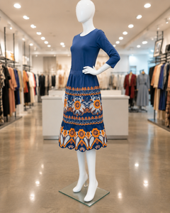 Women's Elegant Polynesian Micronesia Embroidery Breathable Knee-Length 100% Polyester Skirt Fashion Wrap Beach Adults Youth - Product Image 3