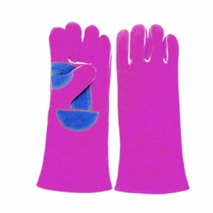 Premium Quality Safety Welding <b>Gloves</b> Leather Cotton Liner TIG Application Full Thumb Molten Metal Splash Test <b>Type</b> B Reasonable - Product Image 5