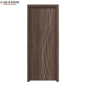 Puertas Interiores de Estilo Moderno para Hoteles, Puertas Exteriores de Madera Maciza, Panel de MDF, Puerta Individual de Empuje y Tracción, Aislamiento Acústico, Puertas de Madera Anti-grieta - Product Image 1