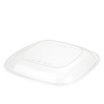 Tazón Cuadrado de Plástico Transparente, Apto para Lavavajillas, para Servir Alimentos, Uso Doméstico, Diseño Minimalista - Product Image 2