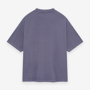 T-shirts oversize pour hommes en coton épais délavé à l'acide, coupe ample unisexe, manches courtes, style streetwear décontracté pour hommes - Product Image 5